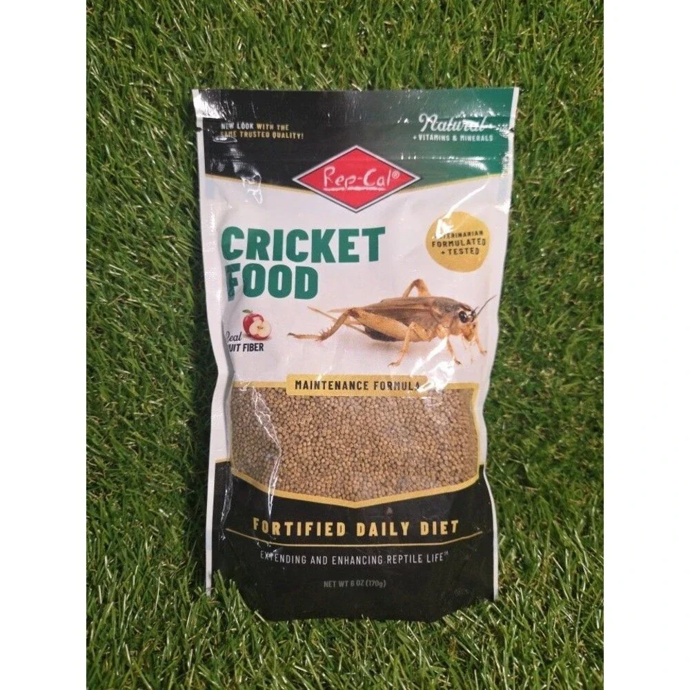 Rep-Cal Cricket Food Enhance Invertebrate Food Reptiles 6 oz RepCal